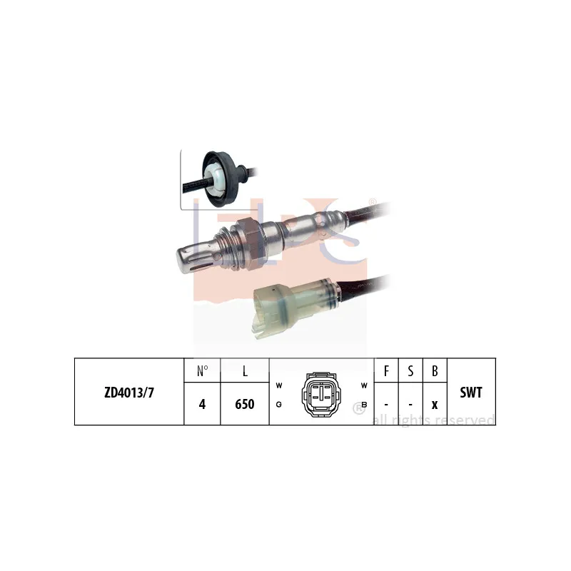 Sonde lambda EPS 1.997.487