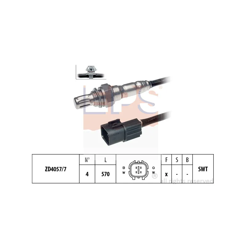 Sonde lambda EPS 1.997.510
