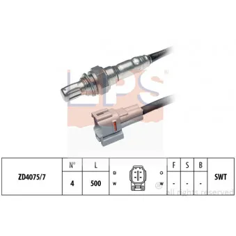 Sonde lambda EPS 1.997.565