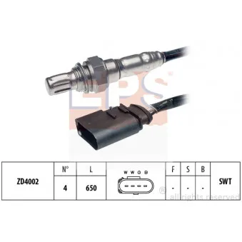 Sonde lambda EPS 1.997.585