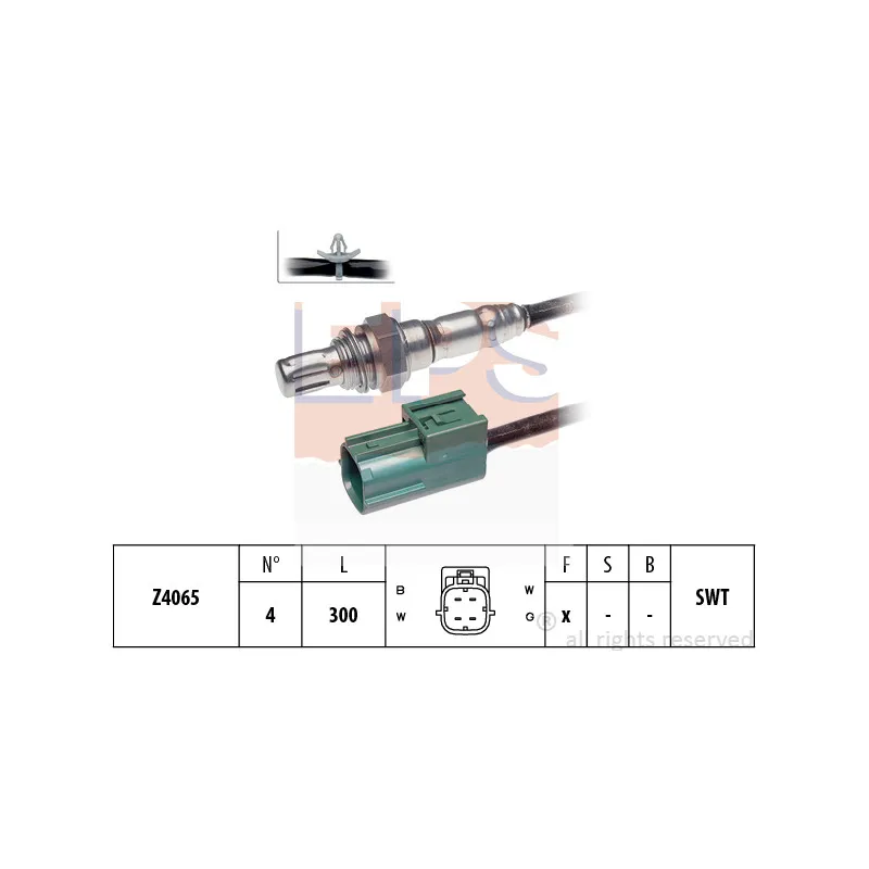 Sonde lambda EPS 1.997.592