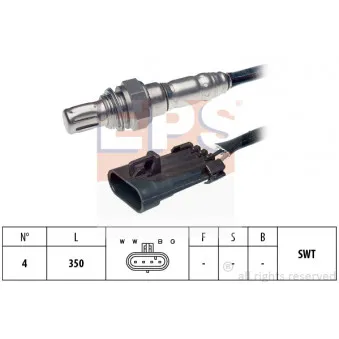 Sonde lambda EPS 1.997.602