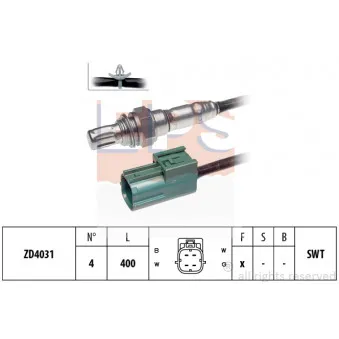 Sonde lambda EPS 1.997.759