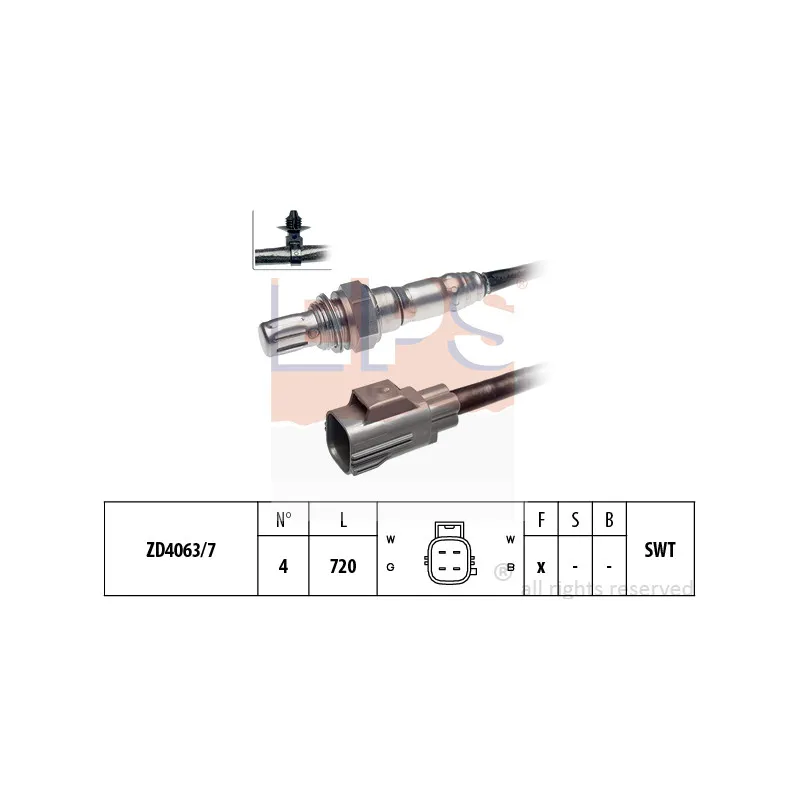 Sonde lambda EPS 1.997.763