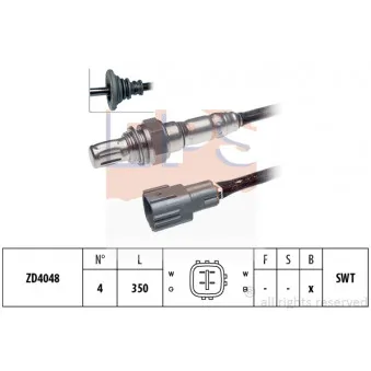 Sonde lambda EPS 1.997.847
