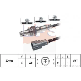 Sonde lambda EPS 1.997.848