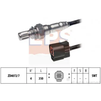 Sonde lambda EPS 1.997.887