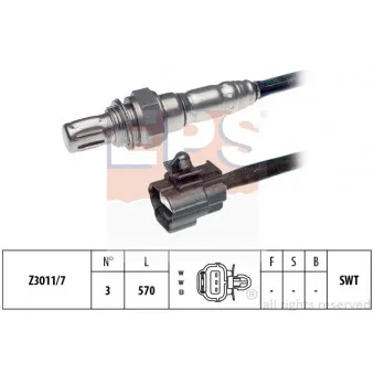Sonde lambda EPS 1.997.912