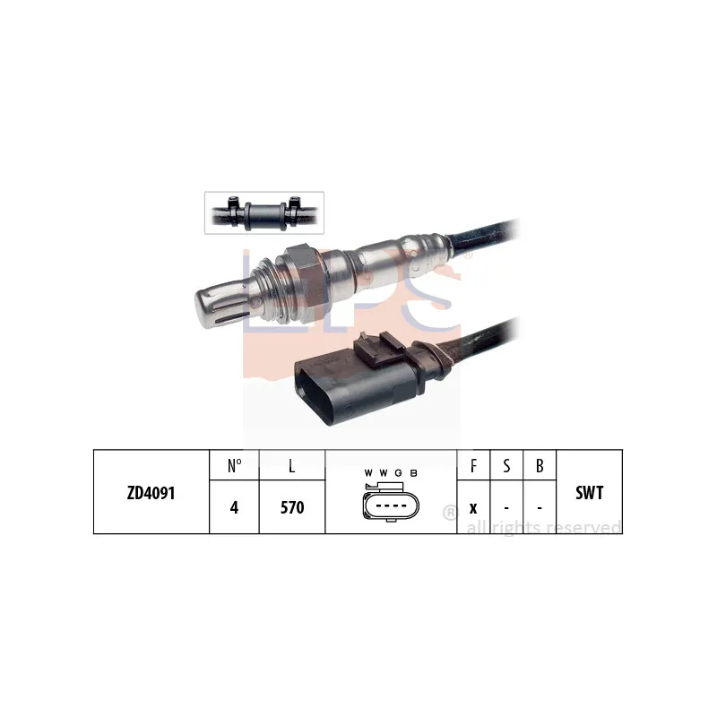 Sonde lambda EPS 1.997.931