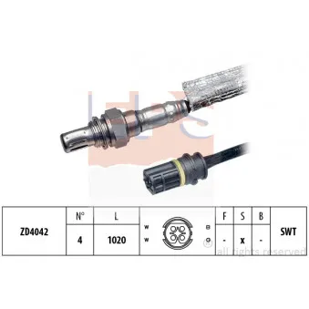 Sonde lambda EPS 1.997.957