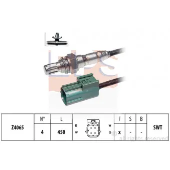 Sonde lambda EPS 1.998.002