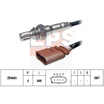 Sonde lambda EPS 1.998.055