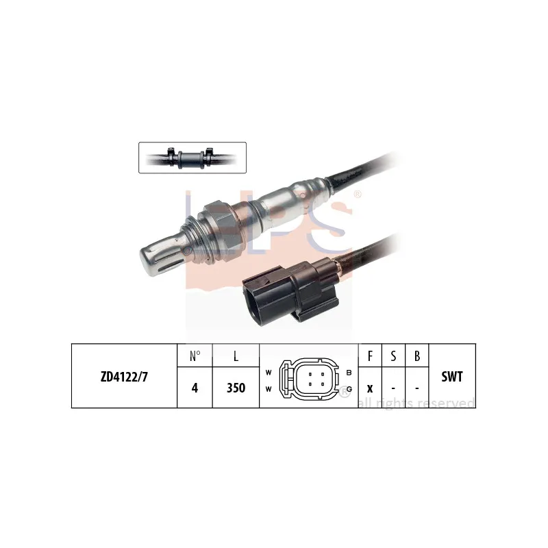 Sonde lambda EPS 1.998.152