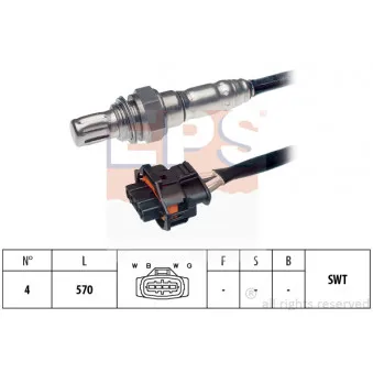Sonde lambda EPS 1.998.168