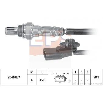 Sonde lambda EPS 1.998.169