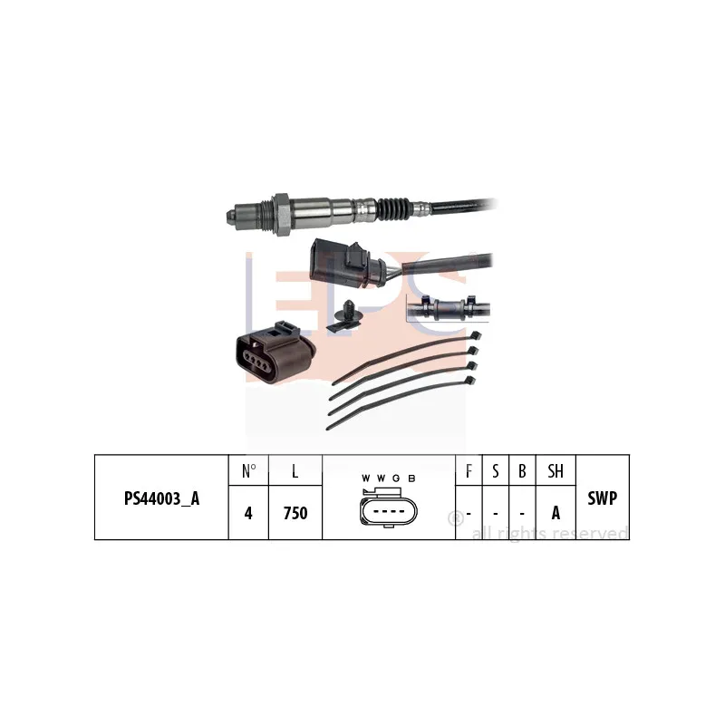 Sonde lambda EPS 1.998.204