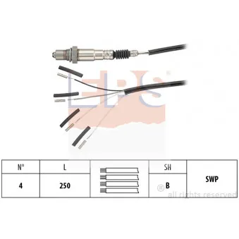 Sonde lambda EPS 1.998.240