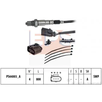 Sonde lambda EPS 1.998.243