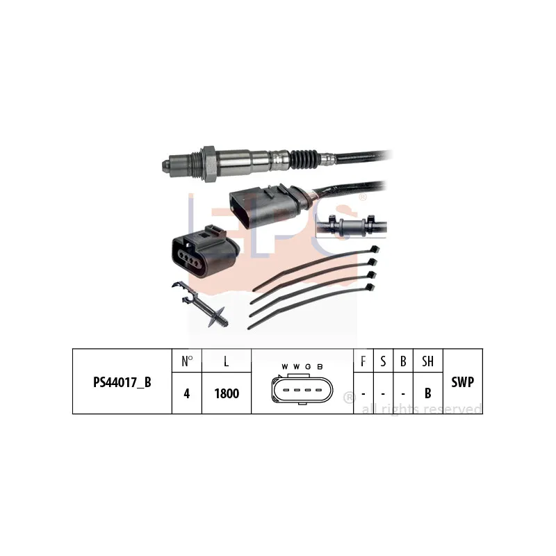 Sonde lambda EPS 1.998.247