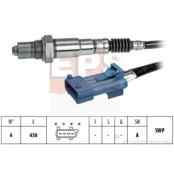 Sonde lambda EPS 1.998.302