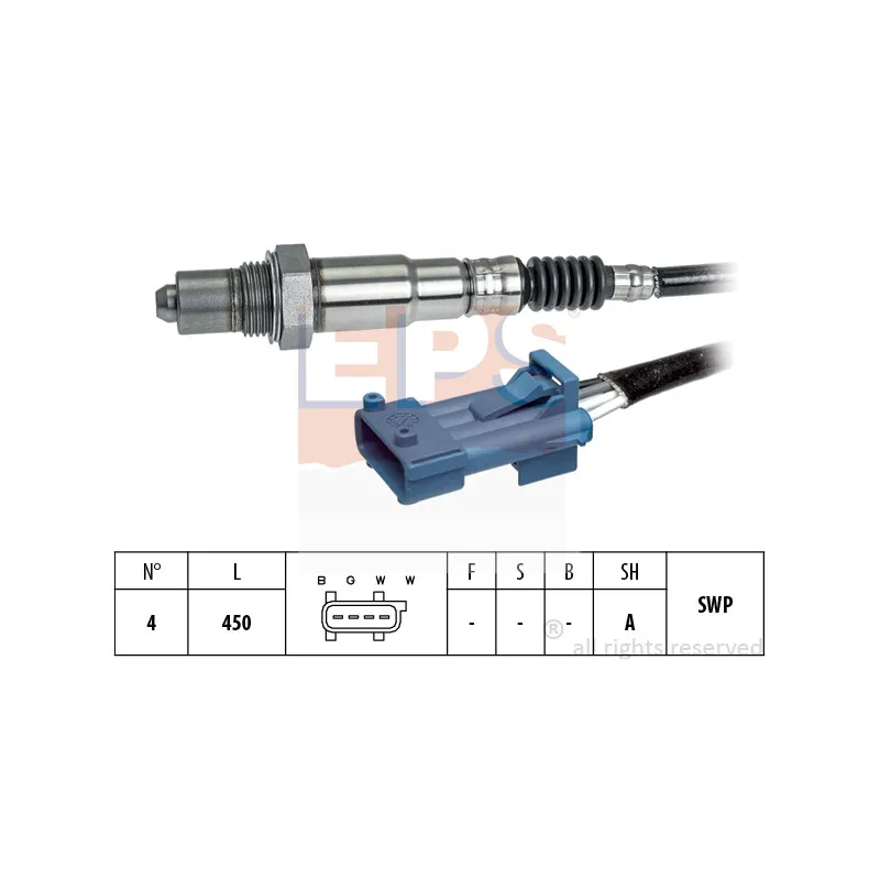 Sonde lambda EPS 1.998.302