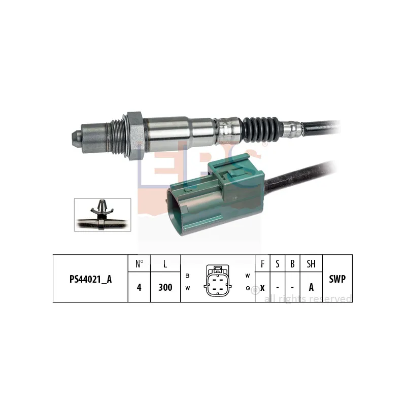 Sonde lambda EPS 1.998.303