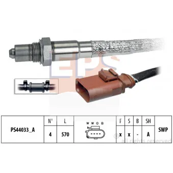 Sonde lambda EPS 1.998.314