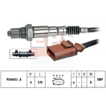 Sonde lambda EPS 1.998.315