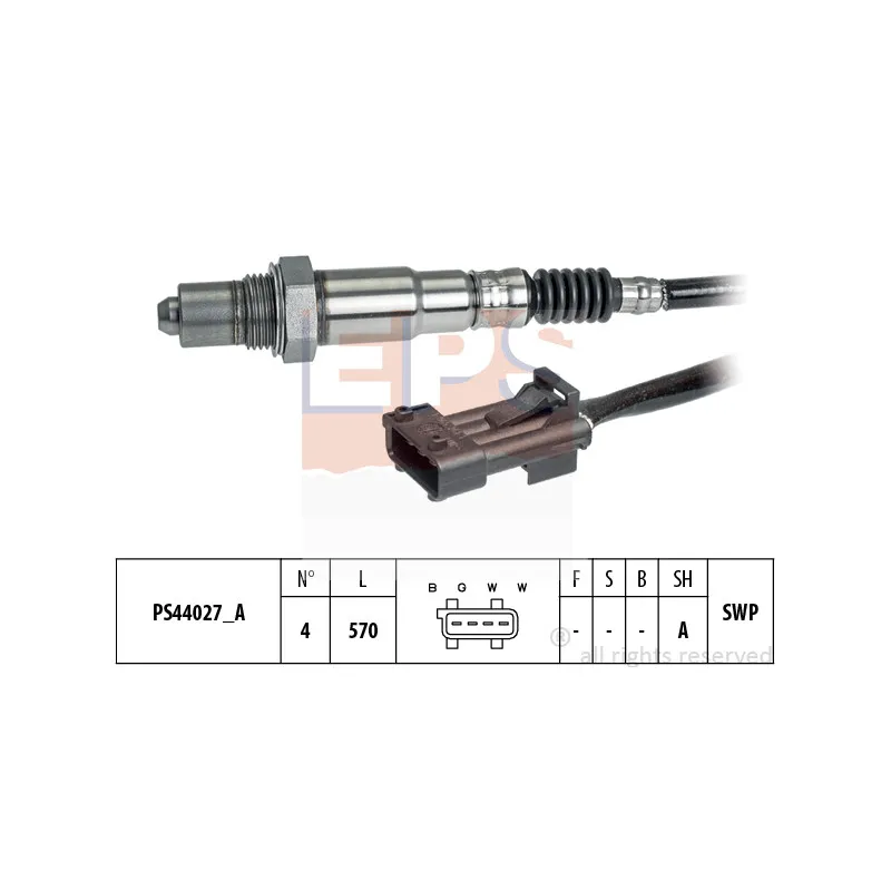 Sonde lambda EPS 1.998.334