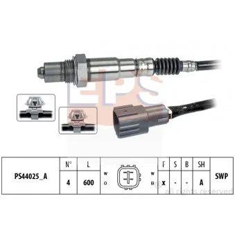 Sonde lambda EPS 1.998.338