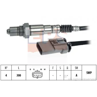 Sonde lambda EPS 1.998.349