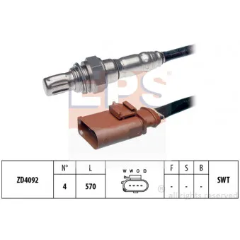 Sonde lambda EPS 1.998.351