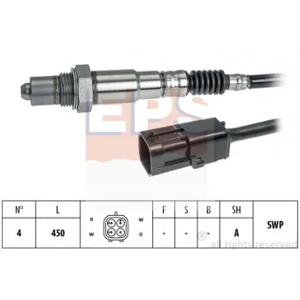 Sonde lambda EPS 1.998.357
