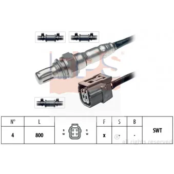 Sonde lambda EPS 1.998.382