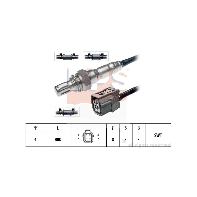 Sonde lambda EPS 1.998.382