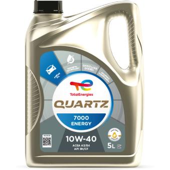 Huile moteur 10W40 QUARTZ 7000 – 5L TotalEnergies