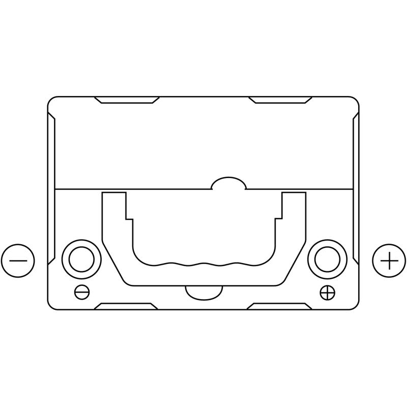 Batterie de démarrage EXIDE EB356 - Visuel 1
