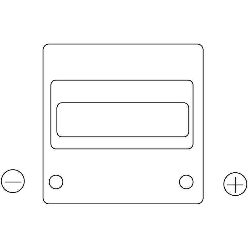 Batterie de démarrage EXIDE EB440 - Visuel 1