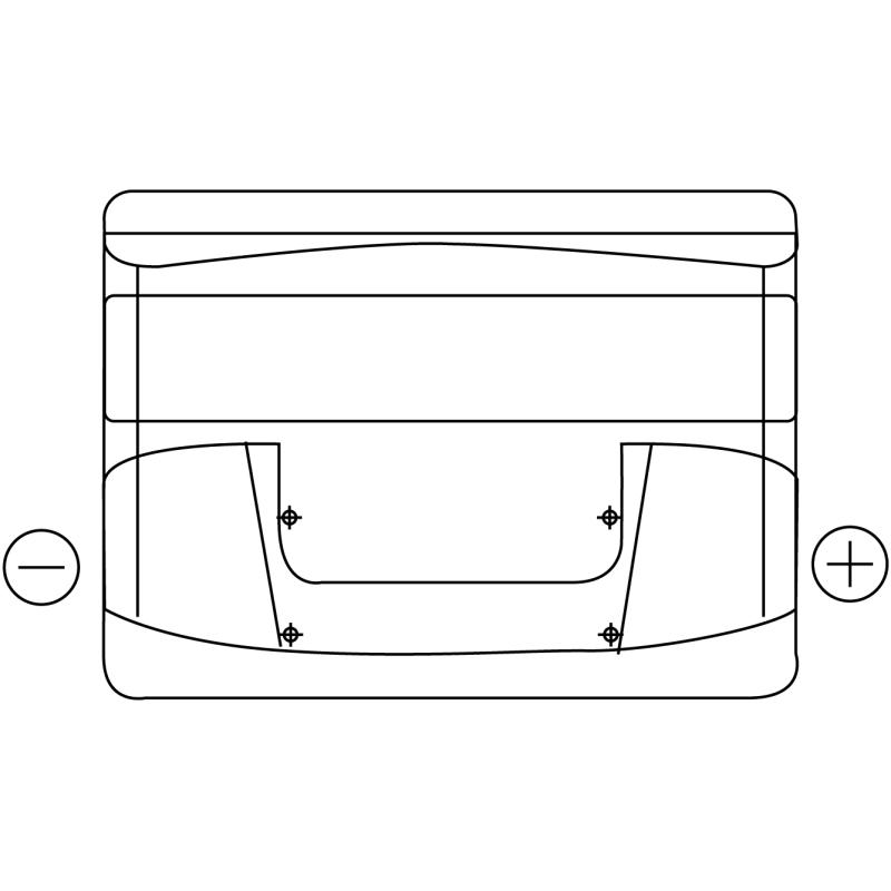 Batterie de démarrage EXIDE EB442 - Visuel 1