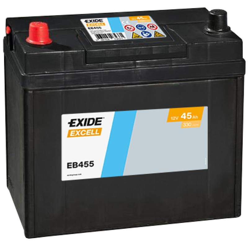 Batterie de démarrage EXIDE EB455 - Visuel 1