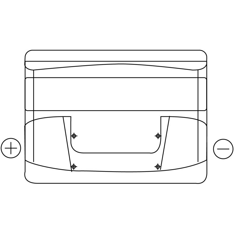 Batterie de démarrage EXIDE EB501 - Visuel 2
