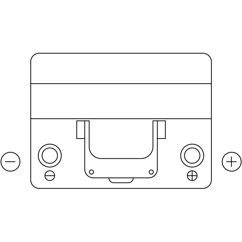 Batterie de démarrage EXIDE EB604 - Visuel 1