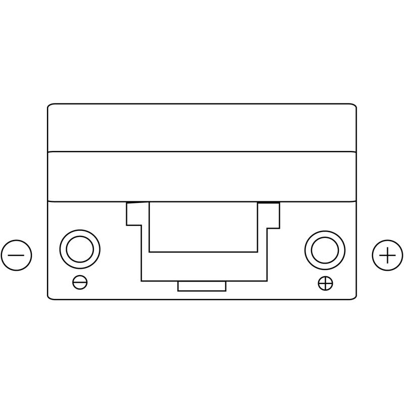 Batterie de démarrage EXIDE EB704 - Visuel 1