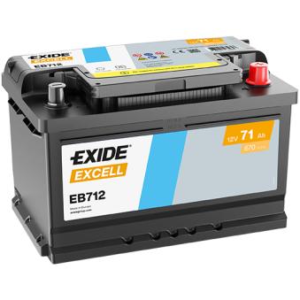 Batterie de démarrage EXIDE EB712