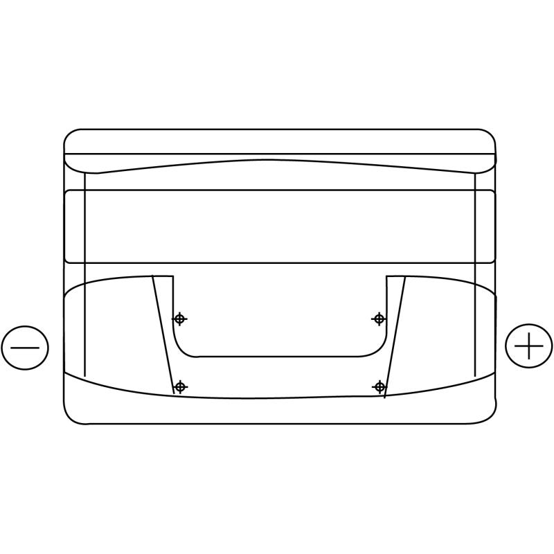 Batterie de démarrage EXIDE EB712 - Visuel 1