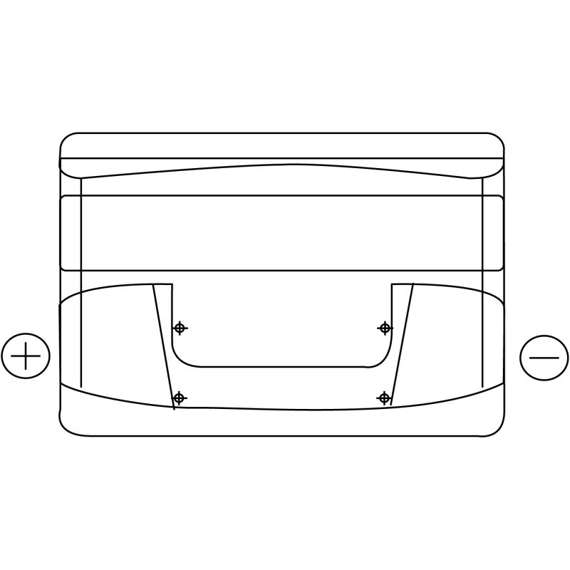 Batterie de démarrage EXIDE EB741 - Visuel 1