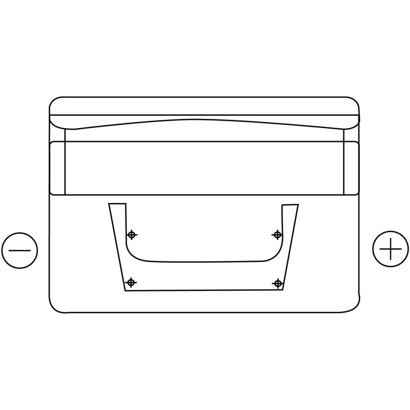 Batterie de démarrage EXIDE EC542 - Visuel 1
