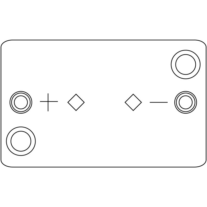 Batterie de démarrage EXIDE EK508 - Visuel 1