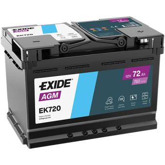 Batterie de démarrage EXIDE EK720
