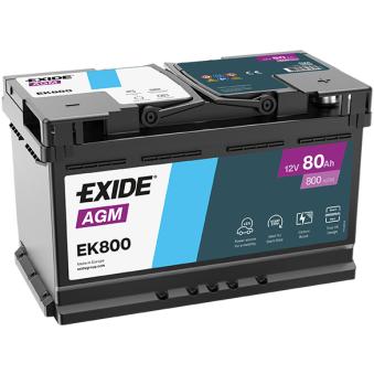Batterie de démarrage EXIDE EK800